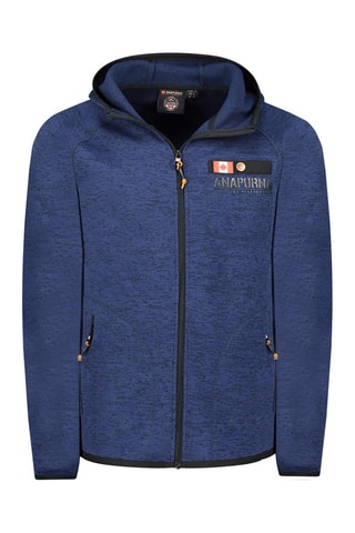 Sweat polaire à capuche Tiparniana - Bleu marine