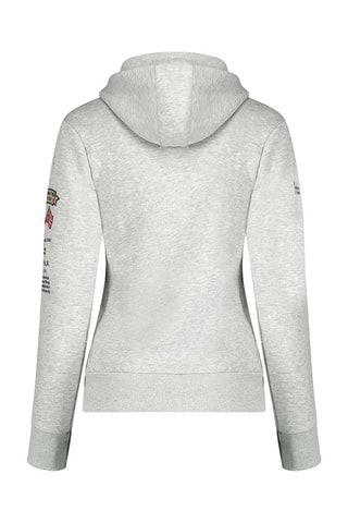 Sweat à capuche Gymana - 
Gris chiné
