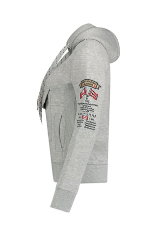 Sweat à capuche Gymana - 
Gris chiné