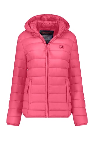 Doudoune à capuche Akitalana - Rose foncé