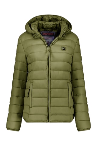 Doudoune à capuche Akitalana - Vert olive