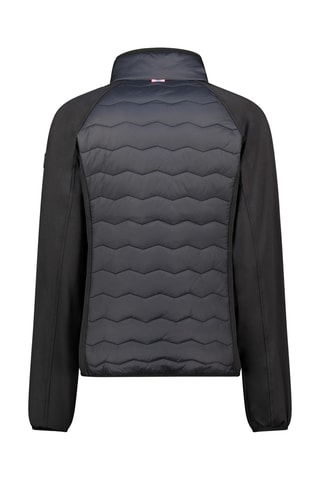 Gewatteerde Jas Softshell Tropperana - Zwart