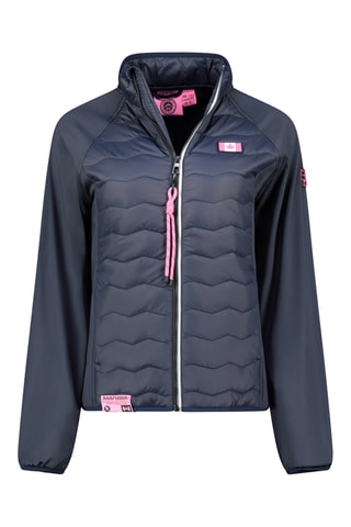 Gewatteerde Jas Softshell Tropperana - Marineblauw