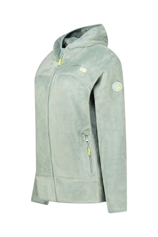 Fleece Jasje met Capuchon Uternel - Zeegroen