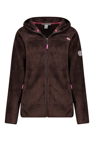 Fleece Jasje met Capuchon Uternel - Bruin