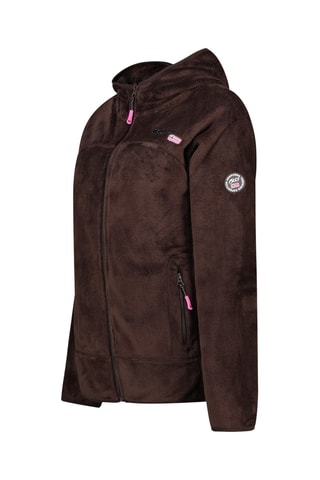 Fleece Jasje met Capuchon Uternel - Bruin