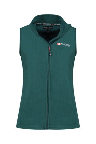 Mouwloze Fleece Sweater Vugana - Donkergroen 