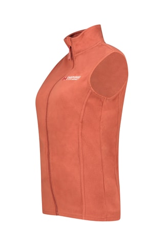 Mouwloze Fleece Sweater Vugana - Steenrood