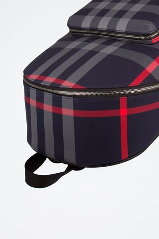 Sac à dos Jeff Check - Bleu marine et gris