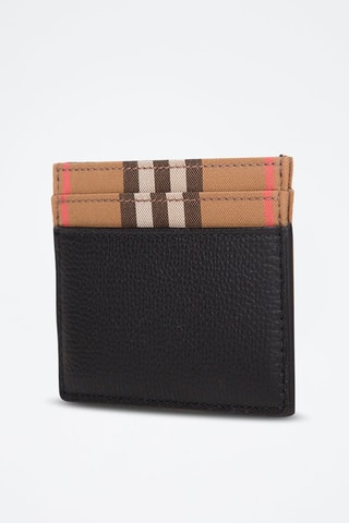 Porte-cartes en cuir Ms Sandon Lgl - Noir