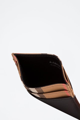 Porte-cartes en cuir Ms Sandon Lgl - Noir