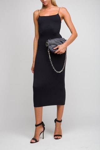 Sac bandoulière en cuir Knight - Noir