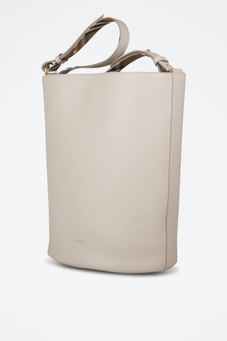 Sac seau en cuir Large Bucket Lgl - Blanc