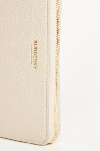 Portefeuille LG ZIP - Crème