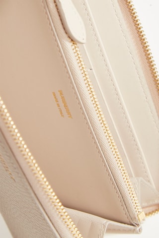 Portefeuille LG ZIP - Crème