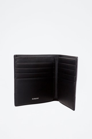 Portefeuille Bill8 Check - Bleu marine et gris clair