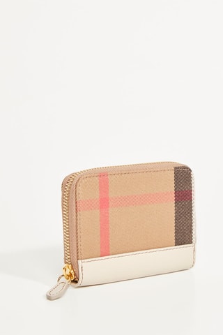 Porte-monnaie en cuir LG ZIP - Marron