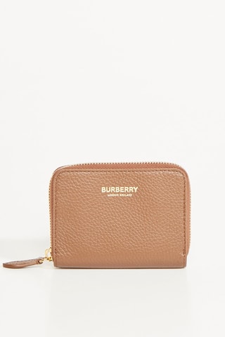 Porte-monnaie en cuir MN ZIP - Marron