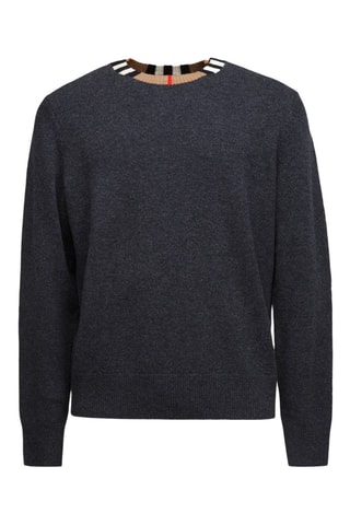 Pull en laine et cachemire Noland Black - Gris