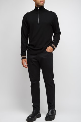 Pull en laine mérinos Itter - Noir