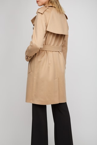 Manteau en laine et cachemire Lakehurst - Camel