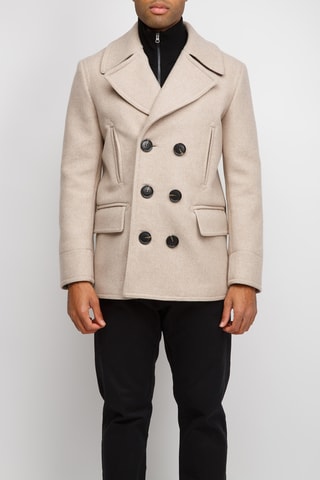 Manteau en laine Errol - Mélange de taupe