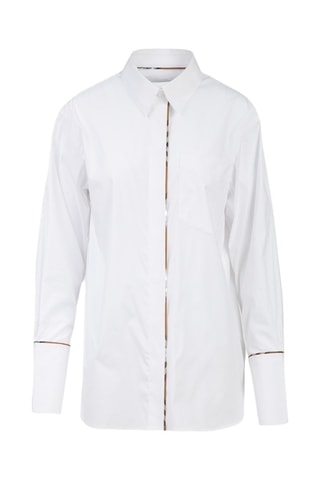 Chemisier Optic - Blanc