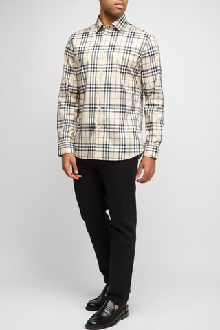 Chemise en coton Shefford - Beige moderne