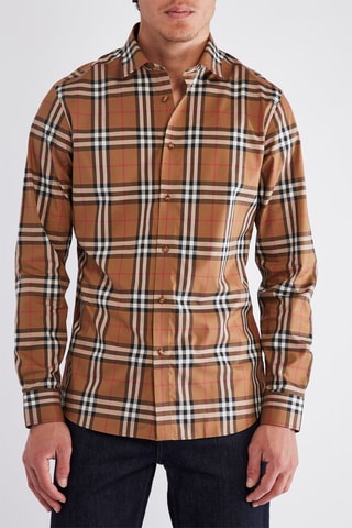 Chemise Shefford Ls Chk - Marron