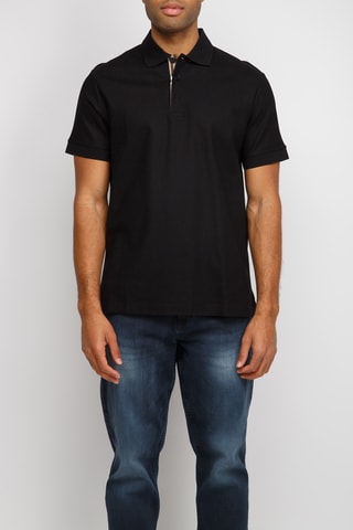 Polo en coton Hartford - Noir