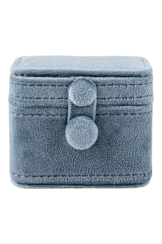 Velours Sieradendoos Riga - Blauw - Somm
