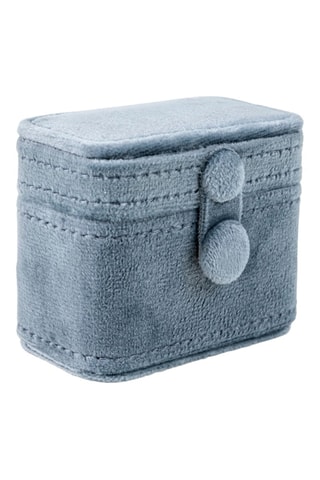 Velours Sieradendoos Riga - Blauw - Somm