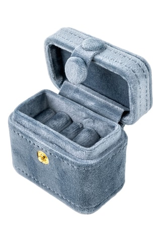 Velours Sieradendoos Riga - Blauw - Somm