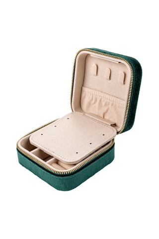 Velours Sieradendoos London - Groen