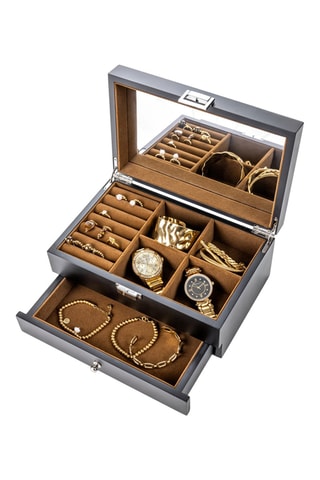 Houten Sieradendoos Glasgow - Zwart - Walter Bach