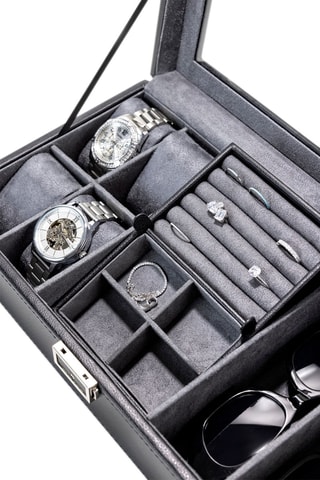 Leren Sieradendoos - 36 x 19 x 9 cm