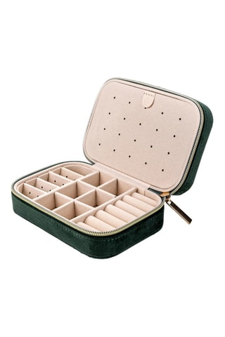 Velours Sieradendoos Berlin - Donkergroen Somm