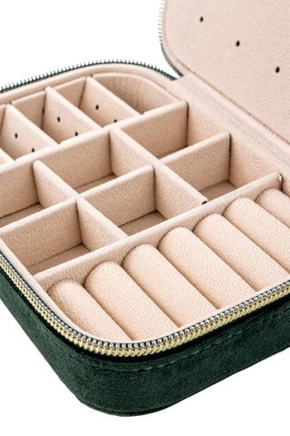 Velours Sieradendoos Berlin - Donkergroen Somm