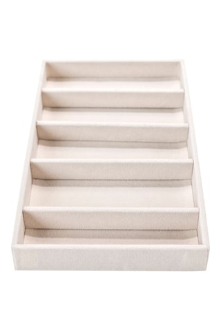 Velours Sieradendoos - Crèmekleurig - Somm