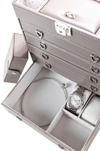 Leren Sieradendoos - 26 x 18,5 x 32 cm - Somm