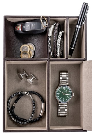 Sieradenplateau Leeds - Bruin - Somm