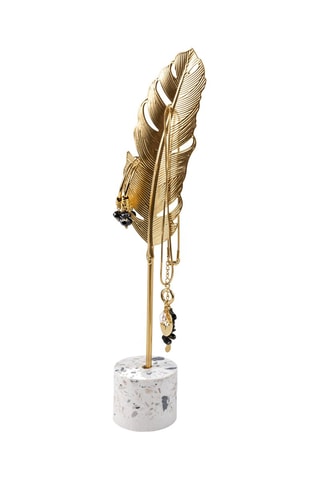 Sieradenhouder Kuala - Goudkleurig en Wit - Somm