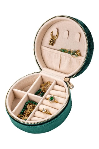 Velours Sieradendoos Madrid - Groen - Somm