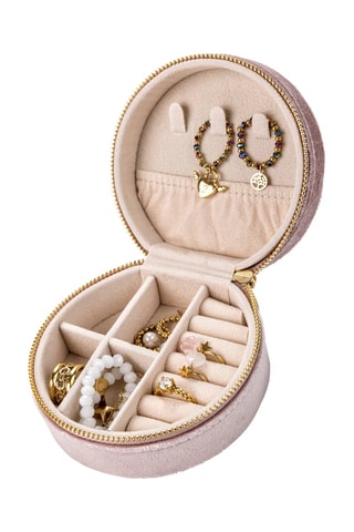 Velours Sieradendoos Madrid - Roze - Somm