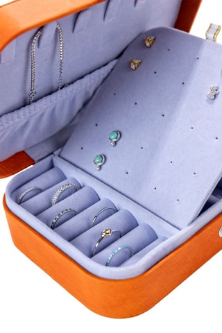 Leren Sieradendoos - 16 x 11 x 5 cm - Somm