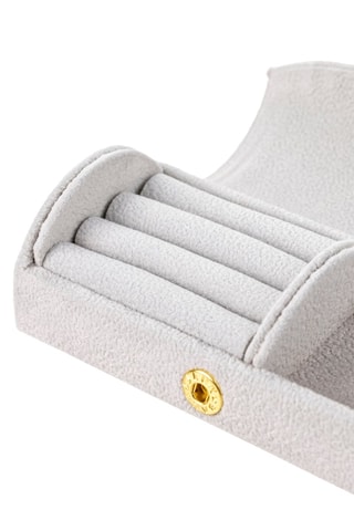 Velours Sieradendoos Marseille - Lichtgrijs - Somm