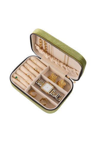 Velours Sieradendoos - Groen - Somm