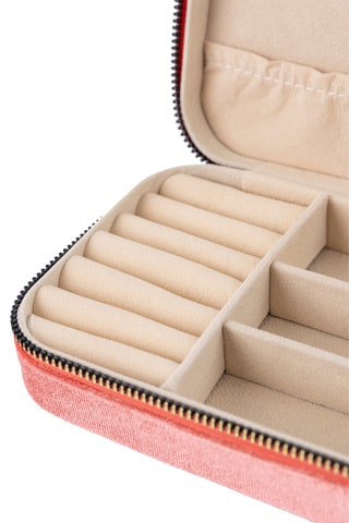 Velours Sieradendoos - Roze - Somm