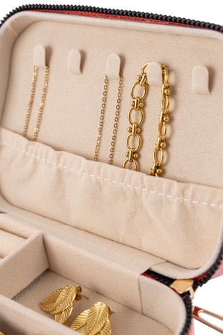 Velours Sieradendoos - Roze - Somm