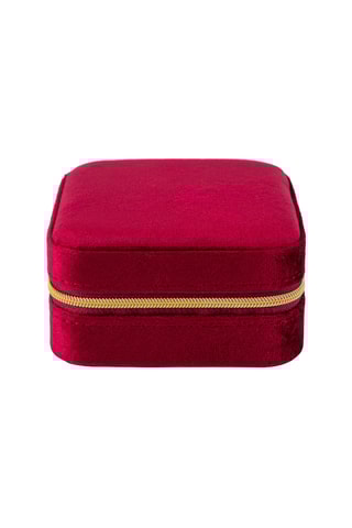 Velours Sieradendoos - Bordeauxrood - Somm